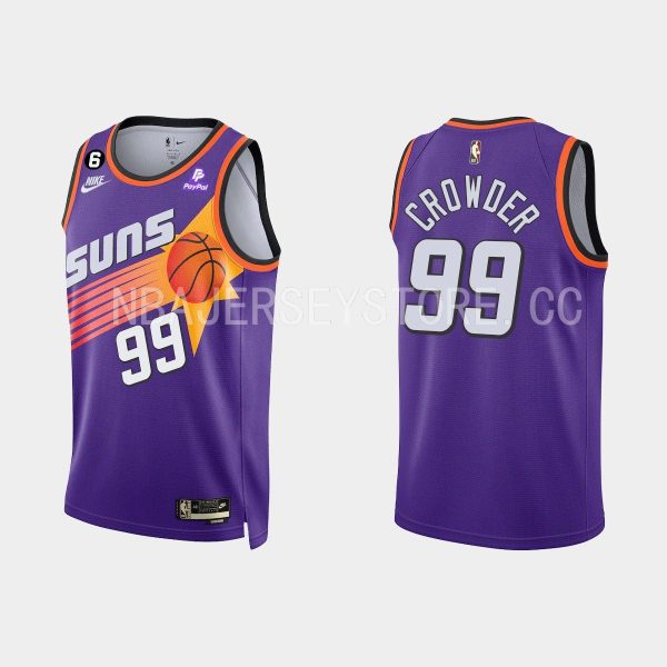 Phoenix Suns Jae Crowder #99 2022-23 Classic Edition Purple Jersey