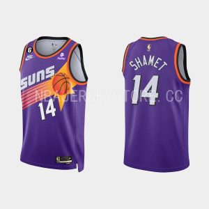 Phoenix Suns Landry Shamet #14 2022-23 Classic Edition Purple Jersey