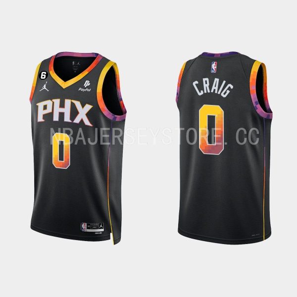 Phoenix Suns Torrey Craig #0 Black 2022-23 Statement Edition Jersey