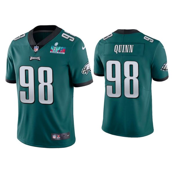 Robert Quinn Philadelphia Eagles Super Bowl LVII Green Vapor Limited Jersey