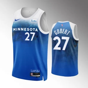 Rudy Gobert #27 Swingman Minnesota Timberwolves 2023-24 City Edition Jersey - Blue