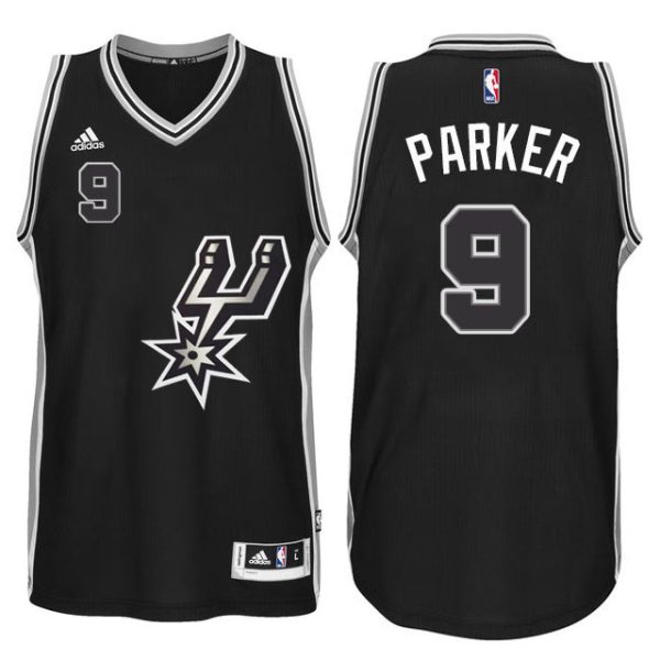 Tony Parker San Antonio Spurs #9 2015-16 New Swingman Black Signature Spur Jersey