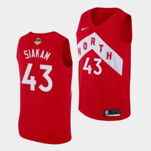 Toronto Raptors Pascal Siakam #43 Earned 2019 NBA Finals Jersey Red