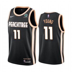 Trae Young Atlanta Hawks 2019-20 City Black Jersey