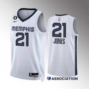 Tyus Jones #21 Memphis Grizzlies 2022-23 Association Edition White Jersey