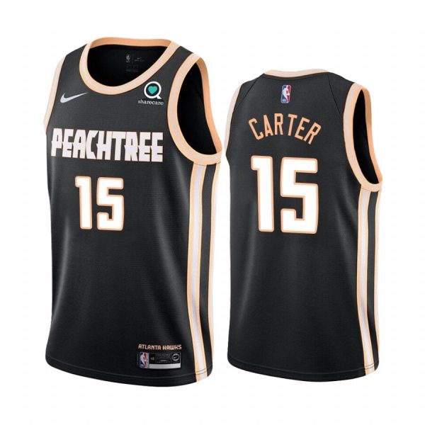 Vince Carter Atlanta Hawks 2019-20 City Black Jersey