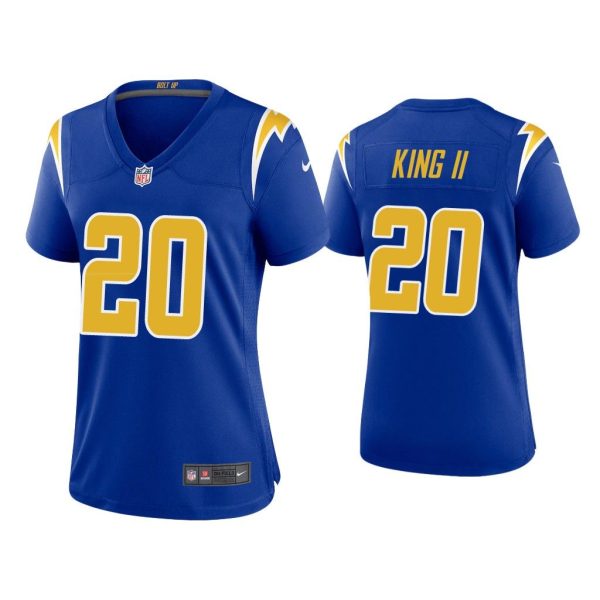 Women 2020 Desmond King Los Angeles Chargers Royal 2nd Alternate Game Jersey