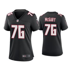 Women 2020 Kaleb Mcgary Atlanta Falcons Black Throwback Game Jersey