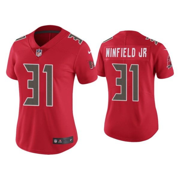Women Color Rush Limited Antoine Winfield Jr. Tampa Bay Buccaneers Red Jersey
