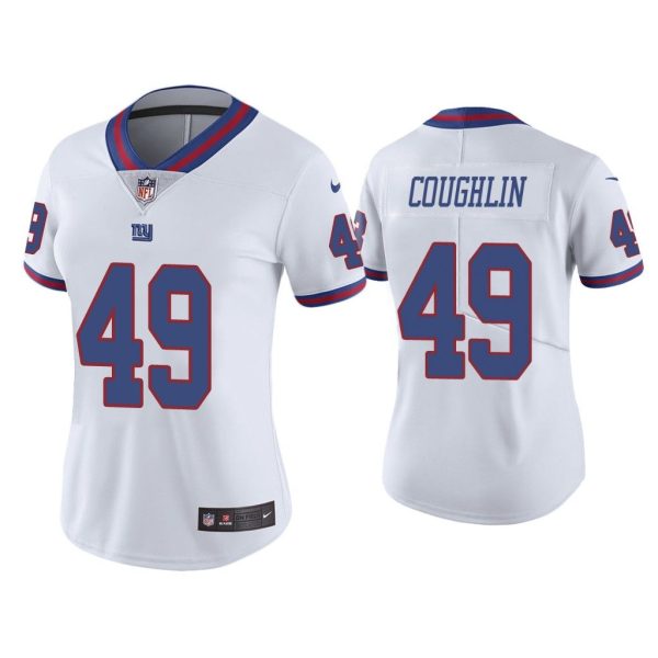 Women Color Rush Limited Carter Coughlin New York Giants White Jersey