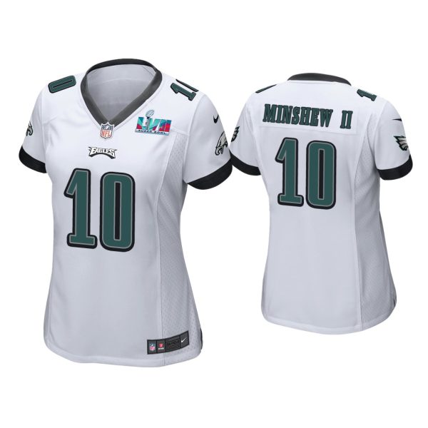 Women Gardner Minshew Ii Philadelphia Eagles Super Bowl LVII White Game Jersey