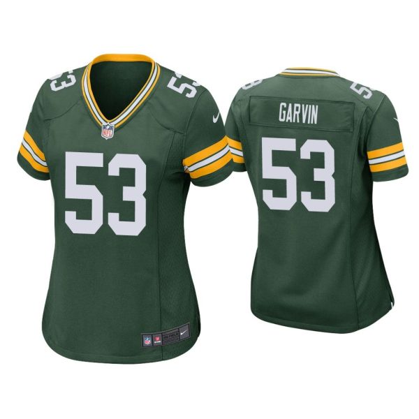 Women Jonathan Garvin Green Bay Packers Green Game Jersey