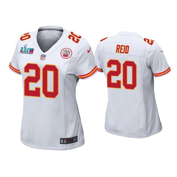 Women Justin Reid Kansas City Chiefs Super Bowl LVII White Game Jersey
