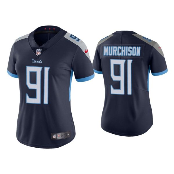 Women Vapor Limited Larrell Murchison Titans Navy Jersey