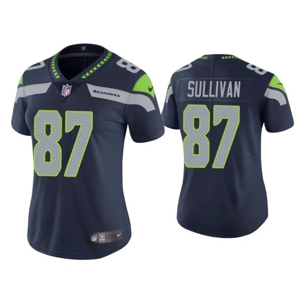 Women Vapor Limited Stephen Sullivan Seahawks Navy Jersey