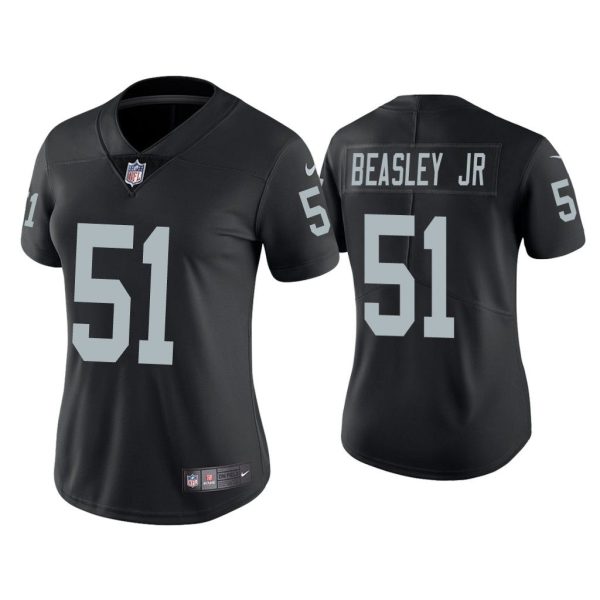 Women Vapor Limited Vic Beasley Jr Raiders Black Jersey