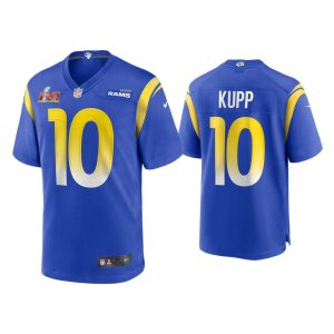 Youth Cooper Kupp Los Angeles Rams Super Bowl LVI Royal Game Jersey