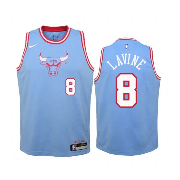 Zach LaVine Chicago Bulls 2019-20 City Edition youth Jersey - Blue