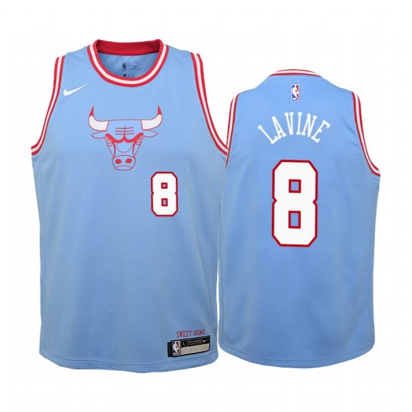 Zach LaVine Chicago Bulls 2019-20 City Youth Jersey - Blue