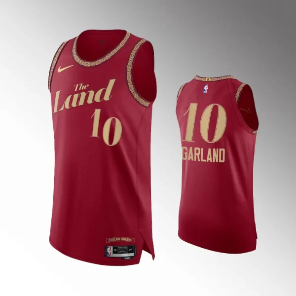 Darius Garland #10 City Edition Cleveland Cavaliers 2023-24 Jersey - Wine