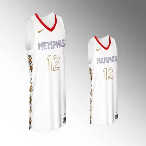 Ja Morant #12 Concept Series Memphis Grizzlies 2023-24 City Edition Jersey - White