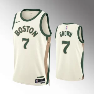Jaylen Brown #7 Swingman Boston Celtics 2023-24 City Edition Jersey - White