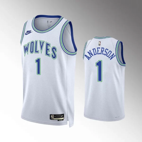 Kyle Anderson #1 35th Anniversary Minnesota Timberwolves 2023-24 Classic Edition Jersey - White