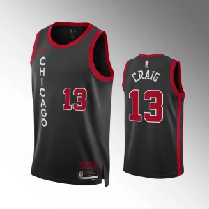 Torrey Craig #13 Swingman Chicago Bulls 2023-24 City Edition Jersey - Black