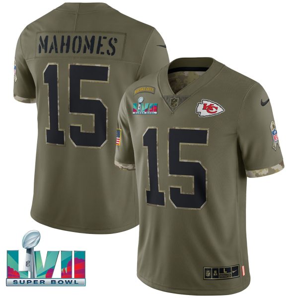 Kansas City Chiefs Super Bowl LVII Salute To Service Player Jersey