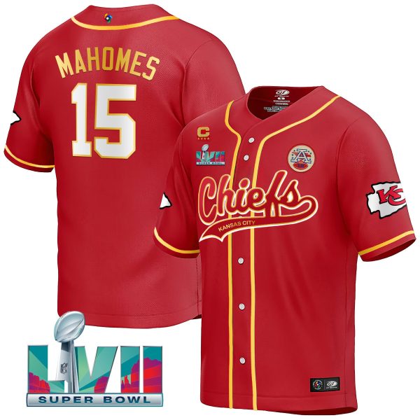 Men Kansas City Chiefs Super Bowl LVII 2023 World Baseball Classic Jersey