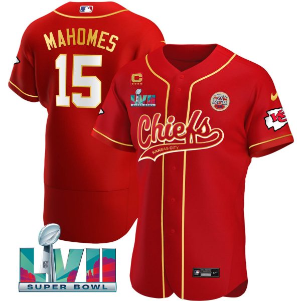 Men Kansas City Chiefs Super Bowl LVII Flex Base Jersey