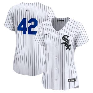 Chicago White Sox Women's 2024 Jackie Robinson Day Home Limited Jersey - White