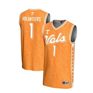 #1 Tennessee Volunteers GameDay Greats Youth Lightweight Highlight Print Basketball Jersey - Tennessee Orange