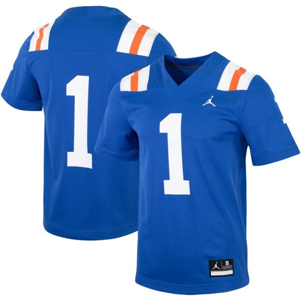 #1 Florida Gators Throwback Replica Jersey - Royal