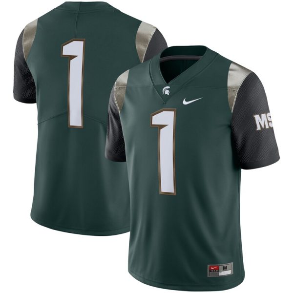 #1 Michigan State Spartans Alternate Limited Jersey - Green
