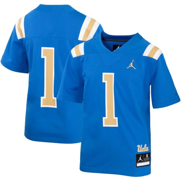 #1 UCLA Bruins Youth Untouchable Football Jersey - Blue