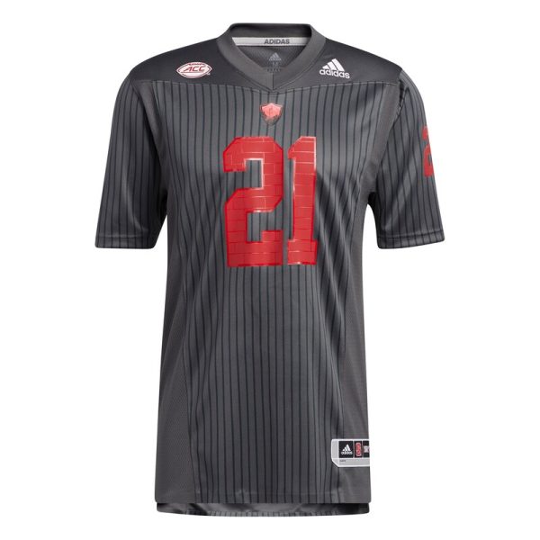 #21 NC State Wolfpack Strategy Premier Jersey - Gray