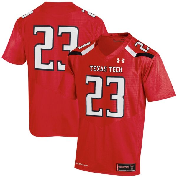 #23 Texas Tech Red Raiders Replica Jersey - Red
