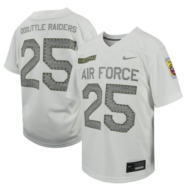 # Air Force Falcons Youth Football Game Jersey - White