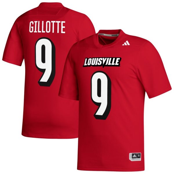 Ashton Gillotte Louisville Cardinals NIL Football Player Jersey - Red