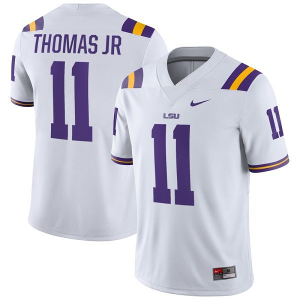 Brian Thomas Jr LSU Tigers Alumni Player Game Jersey - White