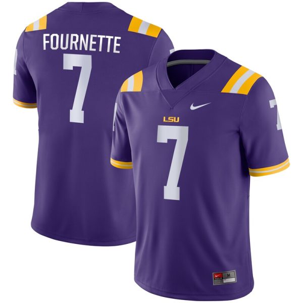 Leonard Fournette LSU Tigers Game Jersey - Purple