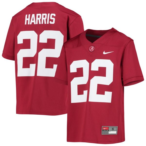 Najee Harris Alabama Crimson Tide Youth Alumni Jersey - Crimson
