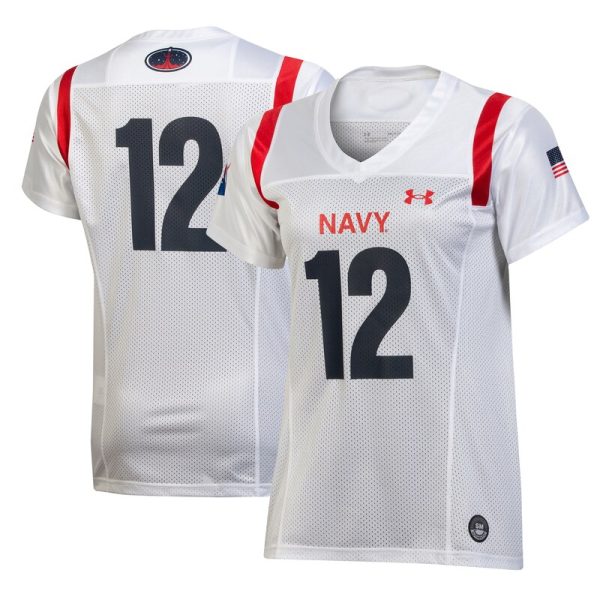 Navy Midshipmen Women's 2022 Special Games Replica Jersey - White