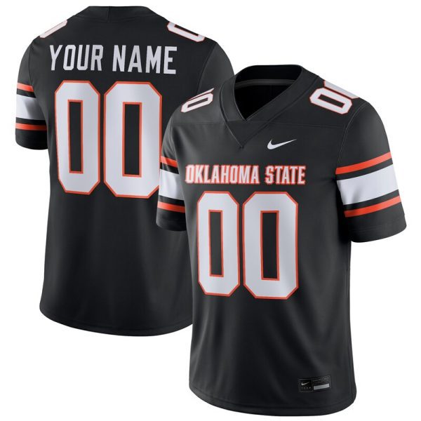 Oklahoma State Cowboys Alternate Custom Game Jersey - Black