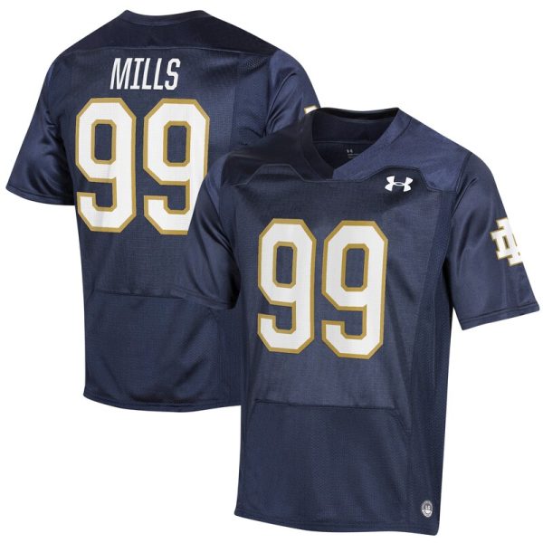 Rylie Mills Notre Dame Fighting Irish Replica Jersey - Navy