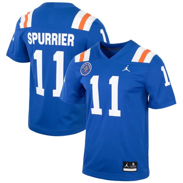 Steve Spurrier Florida Gators Alternate Ring of Honor Replica Jersey - Royal
