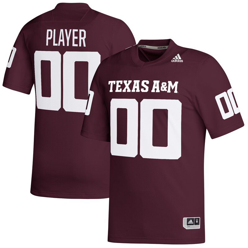 Texas A&M Aggies Pick-A-Player NIL Replica Football Jersey - Maroon