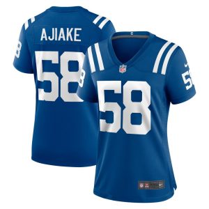 Austin Ajiake Indianapolis Colts Women's Game Jersey - Royal