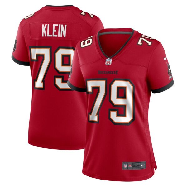 Elijah Klein Tampa Bay Buccaneers Women's Game Jersey - Red